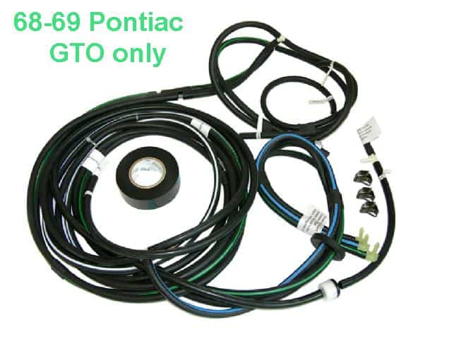 68-69 Pontiac GTO Hide-A-Way Headlight Vacuum Hose Kit Complete